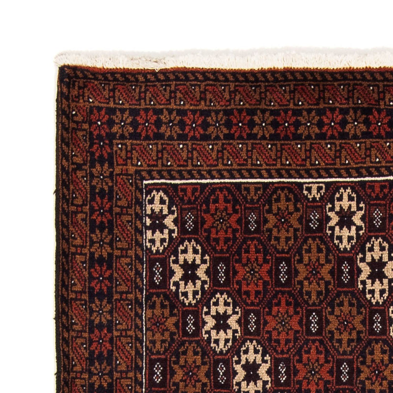 Runner Belutsch Rug - 186 x 102 cm - dark red