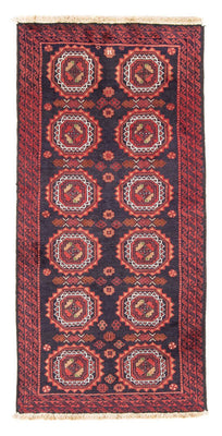 Runner Belutsch Rug - 186 x 95 cm - dark blue