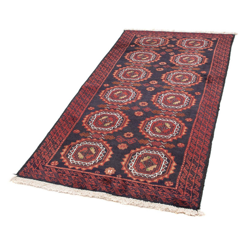 Runner Belutsch Rug - 186 x 95 cm - dark blue