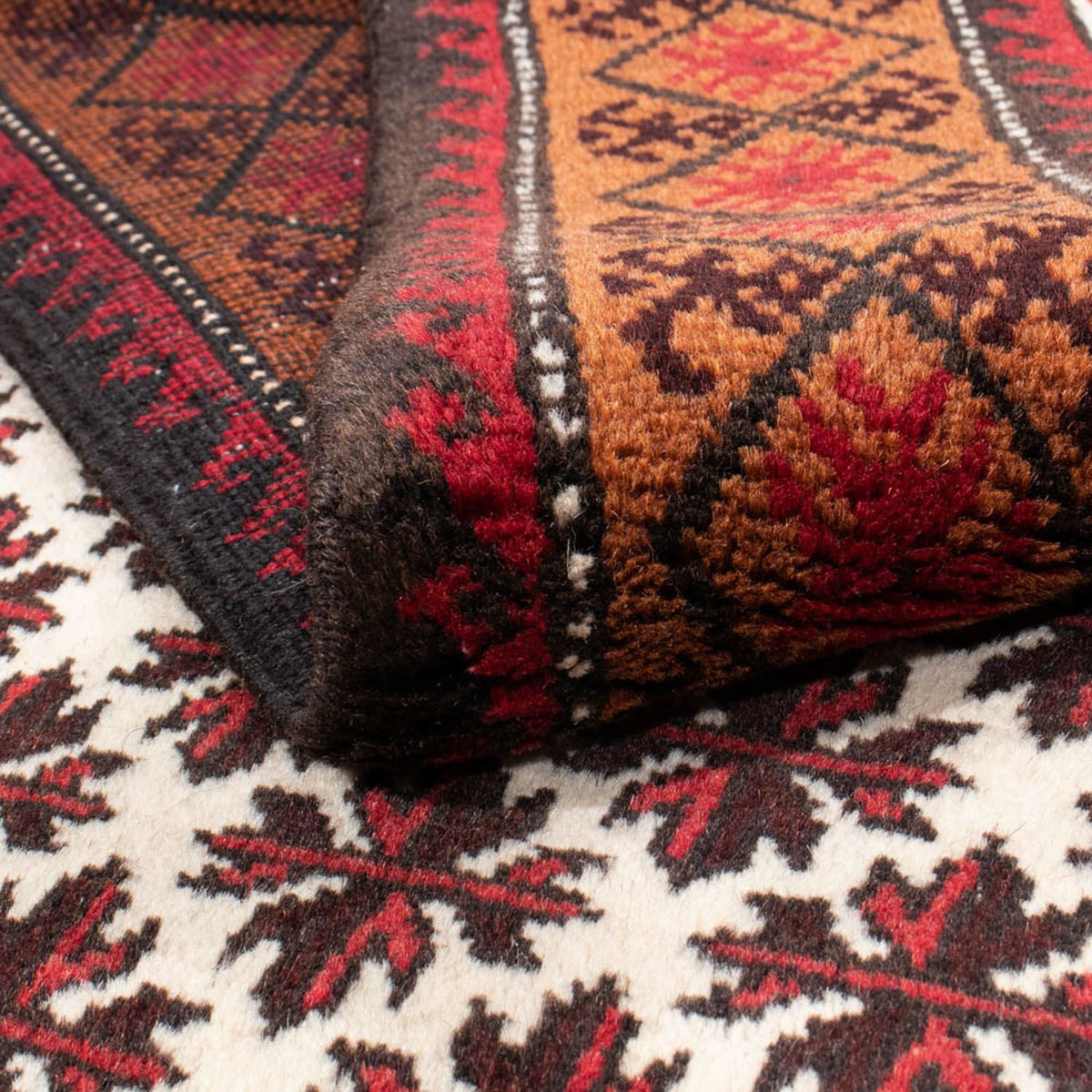 Runner Belutsch Rug - 190 x 98 cm - beige