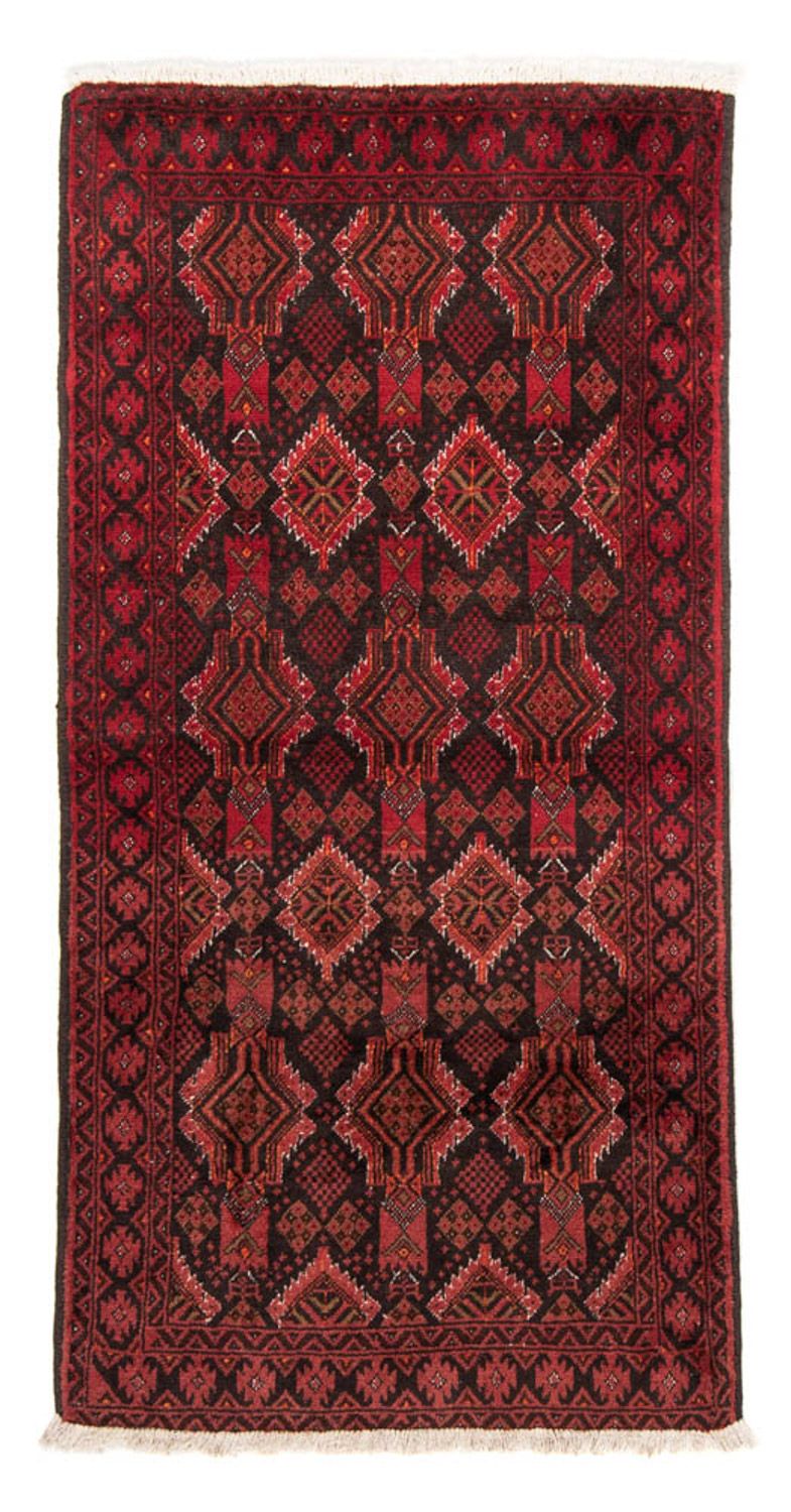 Runner Belutsch Rug - 195 x 102 cm - red