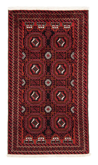Runner Belutsch Rug - 193 x 102 cm - dark red