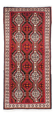 Runner Belutsch Rug - 164 x 76 cm - dark red
