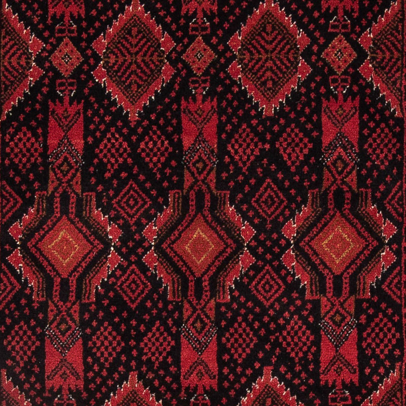 Runner Belutsch Rug - 182 x 102 cm - dark red