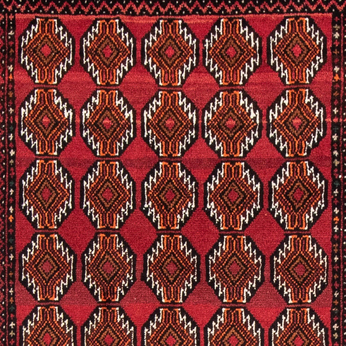 Runner Belutsch Rug - 186 x 104 cm - red