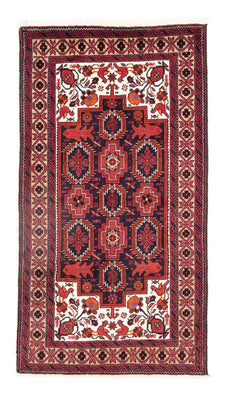 Runner Belutsch Rug - 195 x 106 cm - red