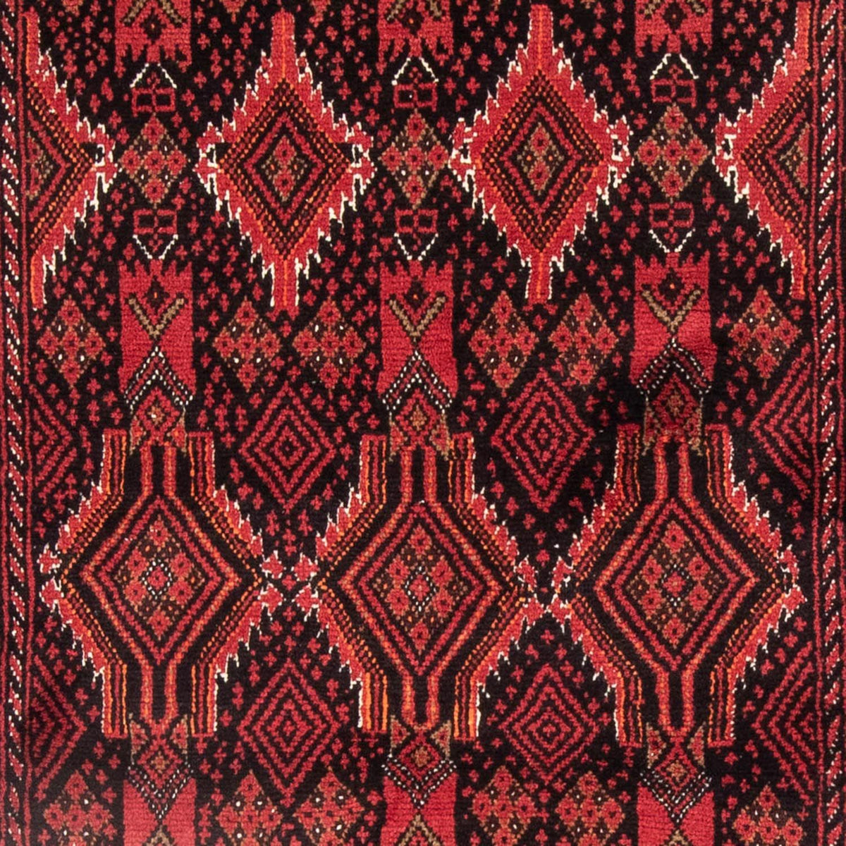 Runner Belutsch Rug - 189 x 104 cm - red