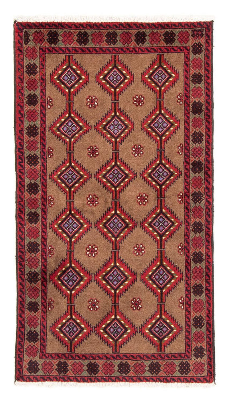 Runner Belutsch Rug - 179 x 101 cm - red