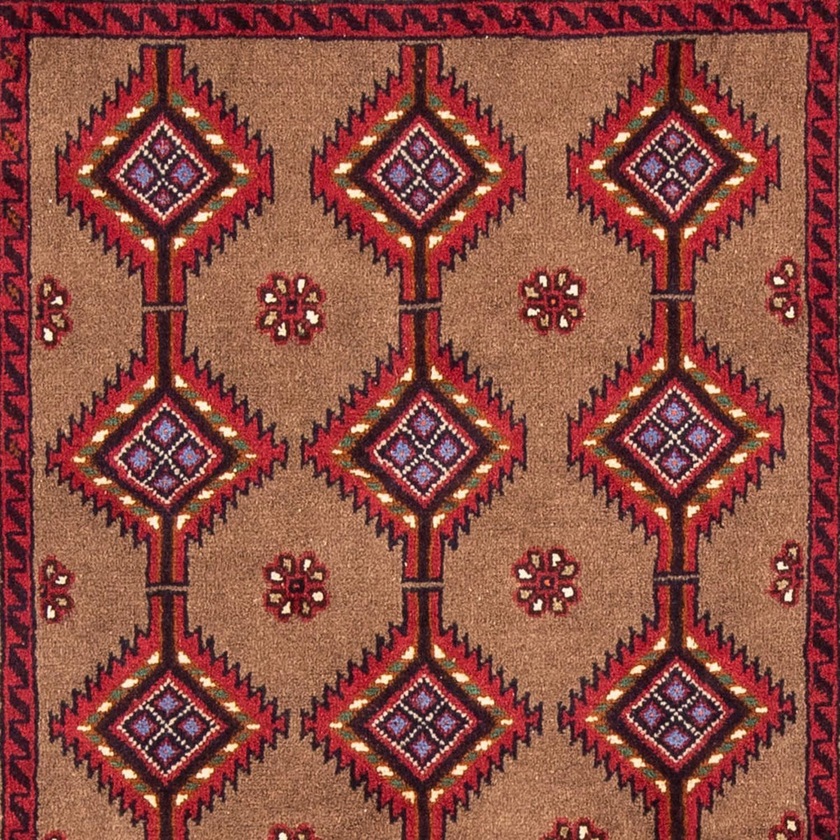 Runner Belutsch Rug - 179 x 101 cm - red