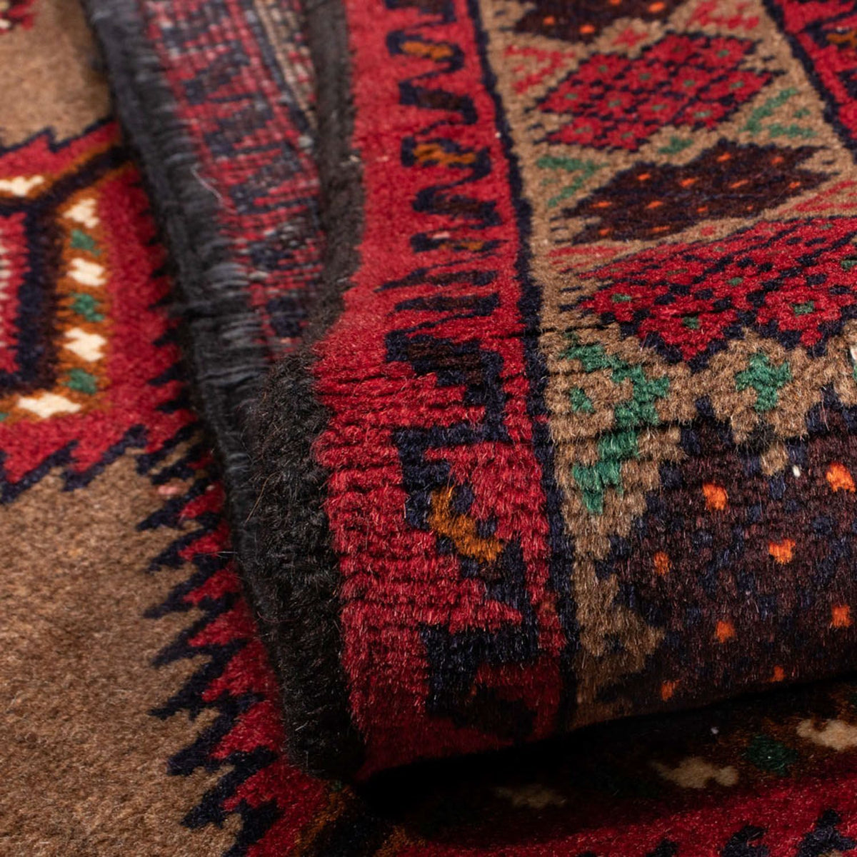 Runner Belutsch Rug - 179 x 101 cm - red