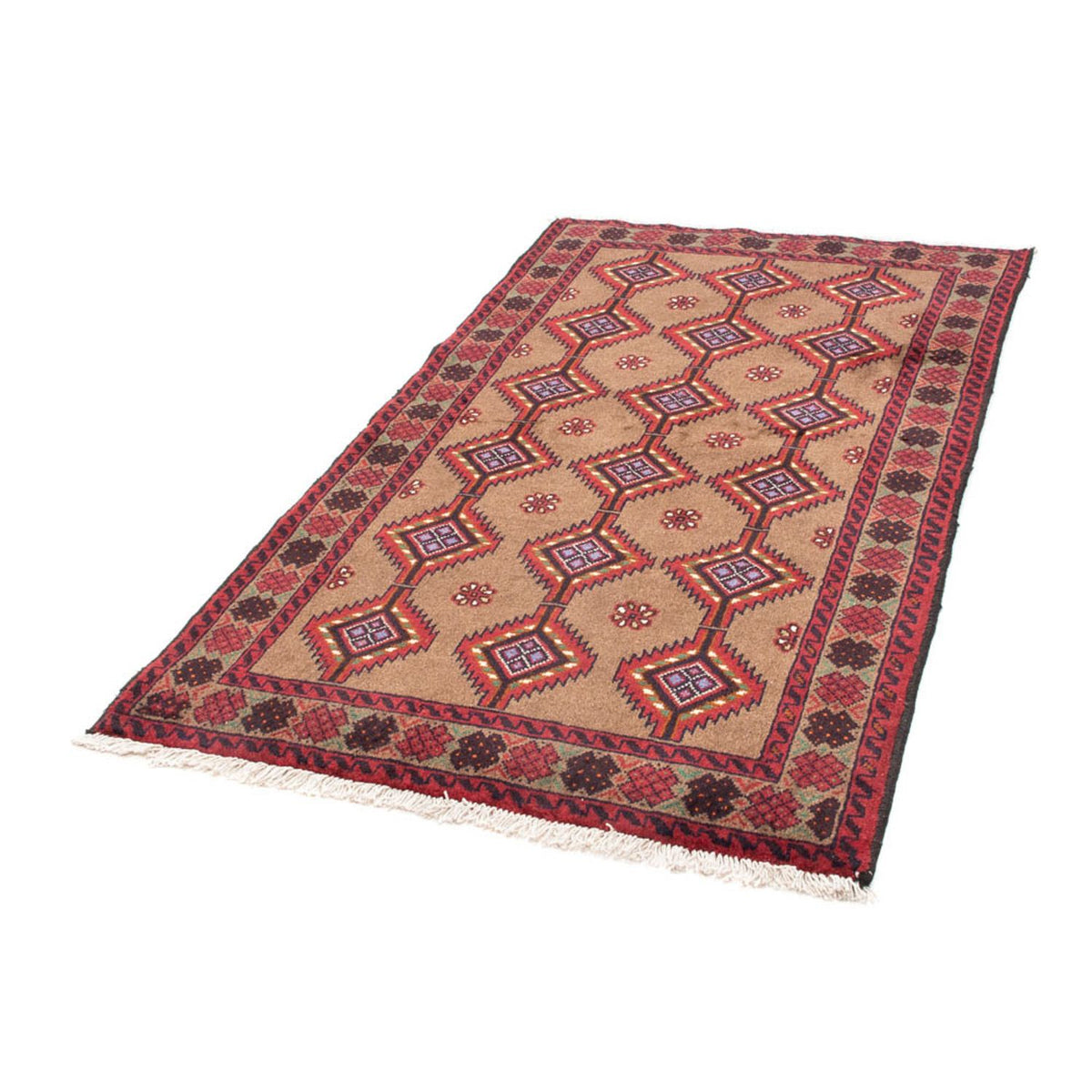 Runner Belutsch Rug - 179 x 101 cm - red