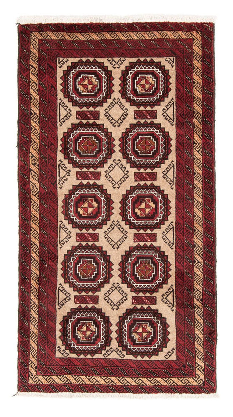 Runner Belutsch Rug - 195 x 104 cm - beige