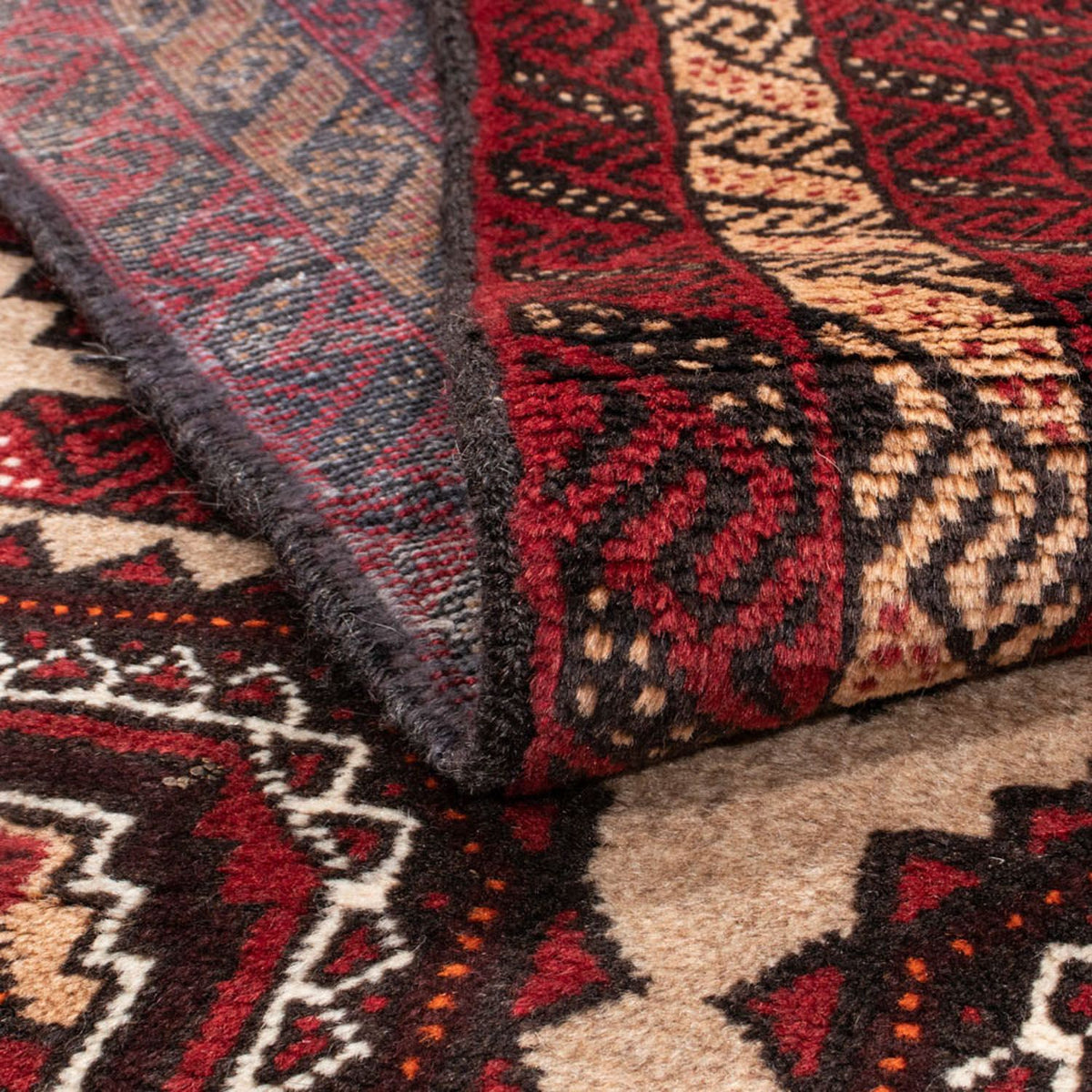 Runner Belutsch Rug - 195 x 104 cm - beige