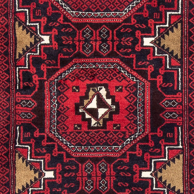 Runner Belutsch Rug - 175 x 95 cm - dark red