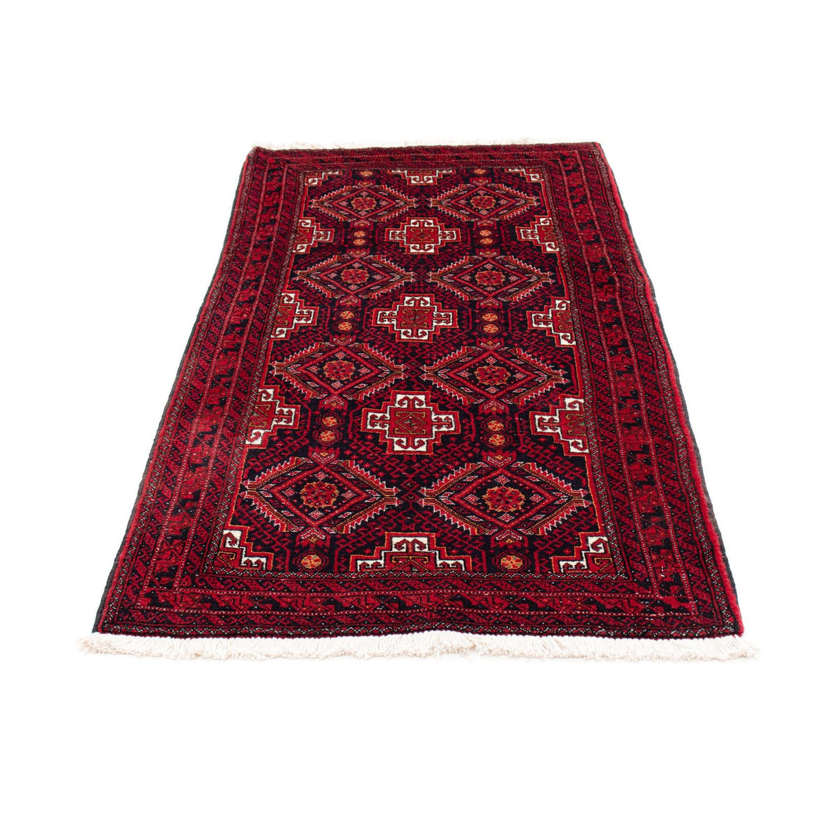 Belutsch Rug - 164 x 87 cm - dark red