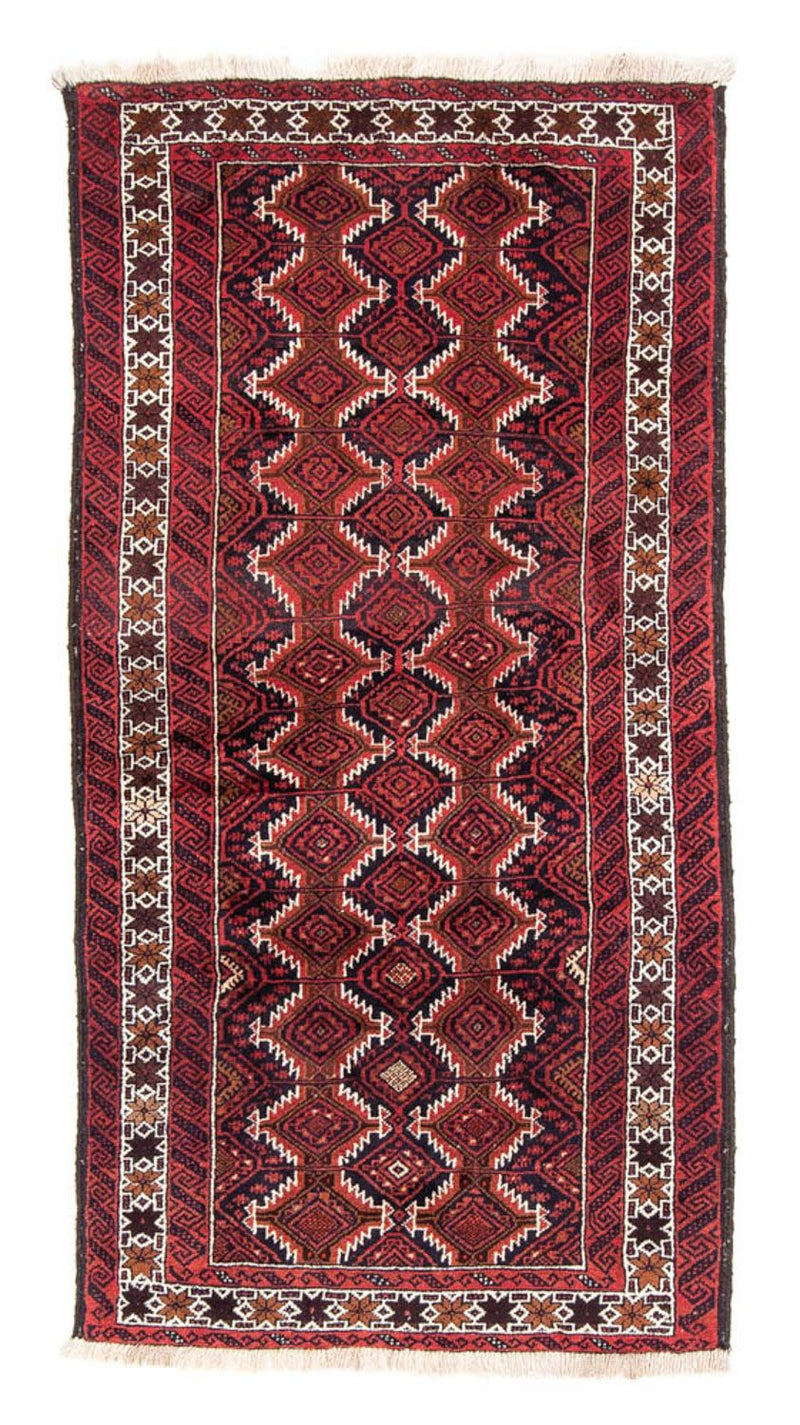 Runner Belutsch Rug - 189 x 97 cm - red