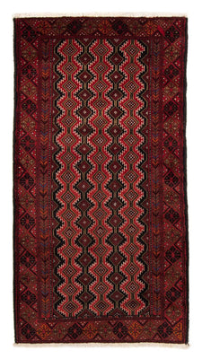 Runner Belutsch Rug - 219 x 110 cm - dark red