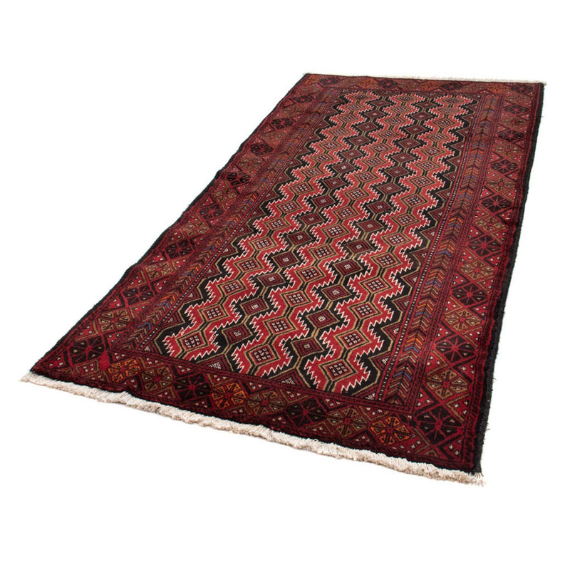 Runner Belutsch Rug - 219 x 110 cm - dark red