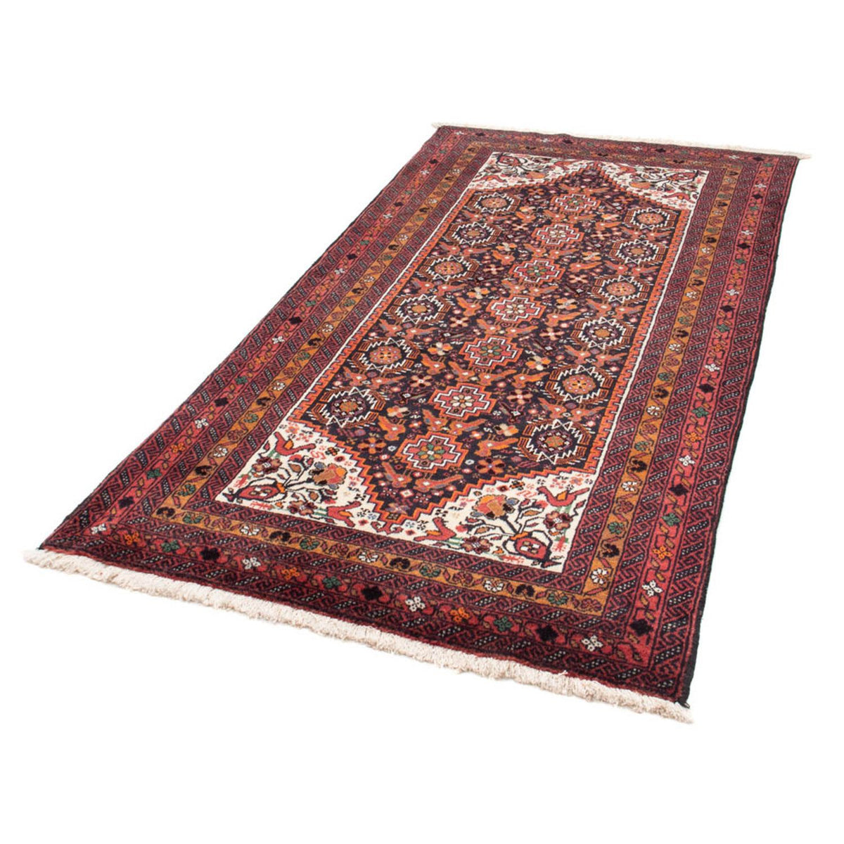 Runner Belutsch Rug - 210 x 106 cm - red