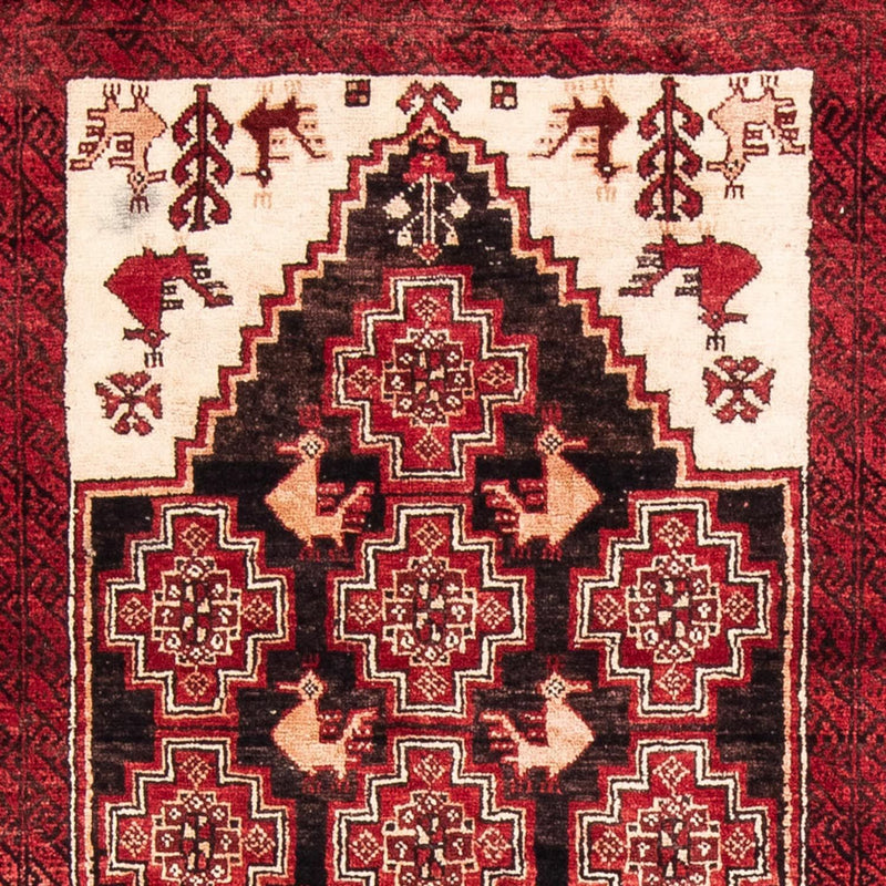 Runner Belutsch Rug - 202 x 100 cm - red