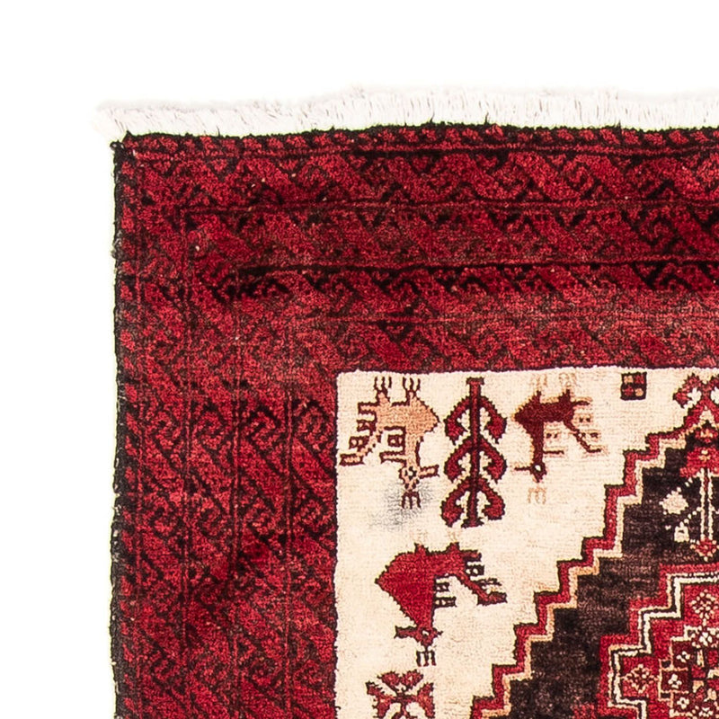 Runner Belutsch Rug - 202 x 100 cm - red