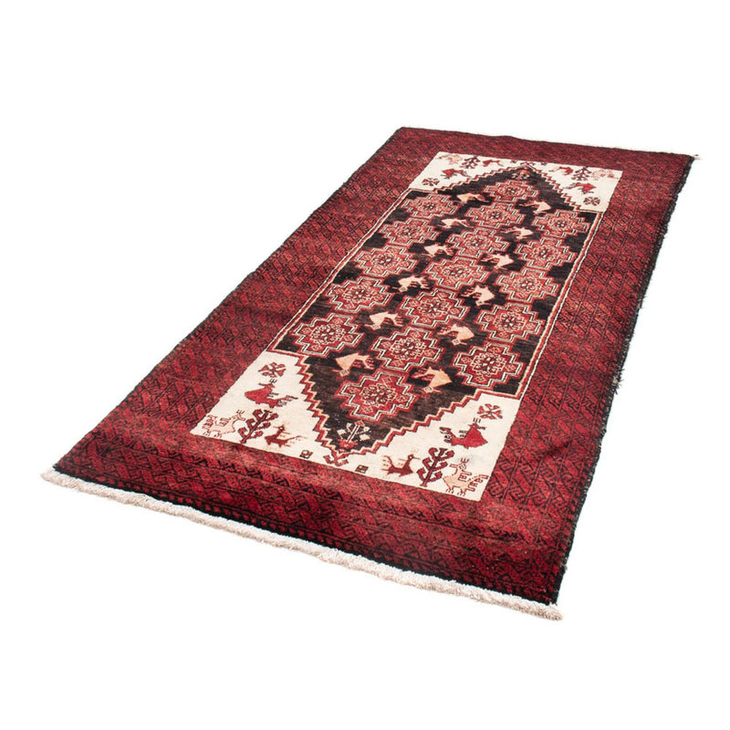 Runner Belutsch Rug - 202 x 100 cm - red