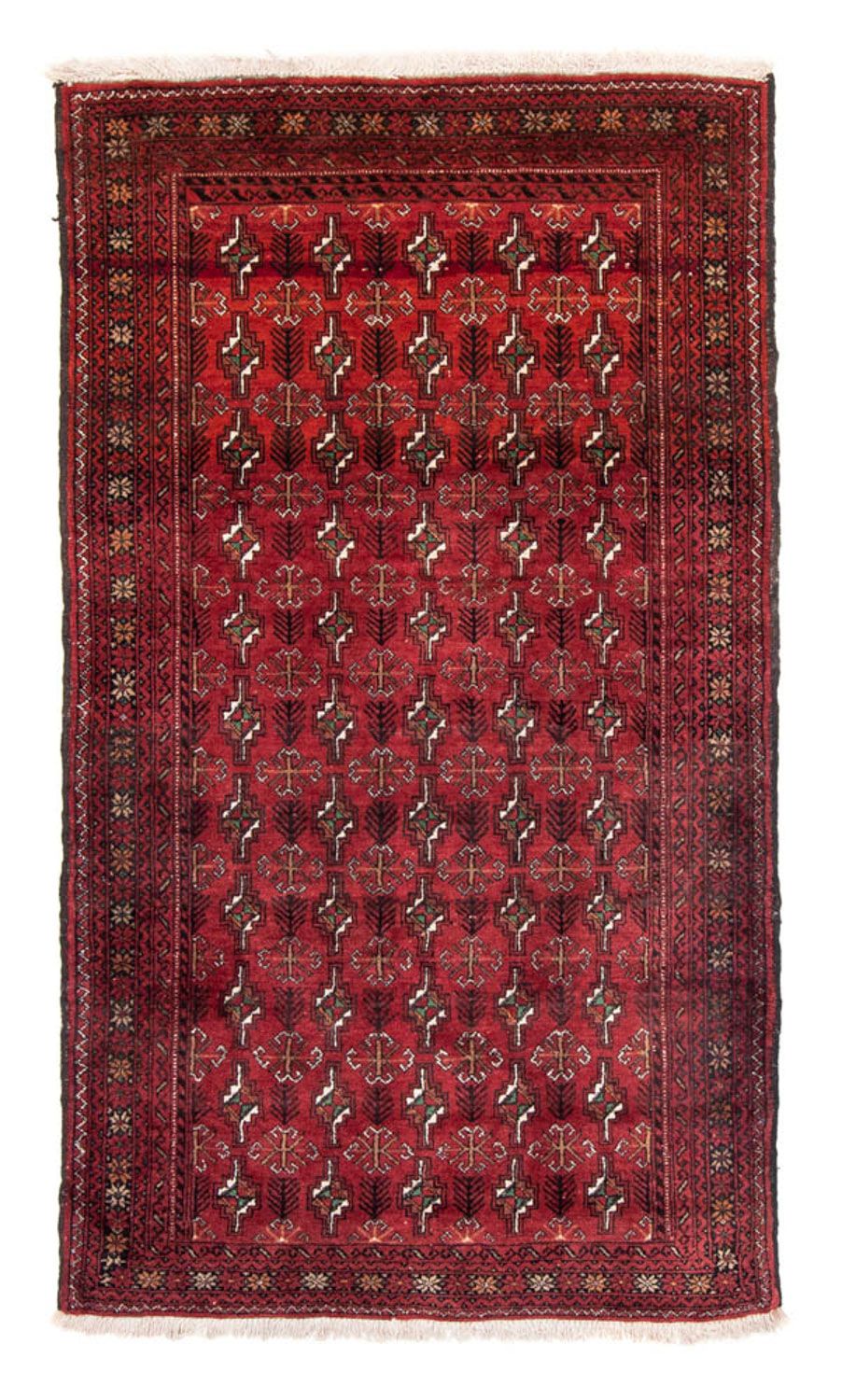 Runner Belutsch Rug - 187 x 105 cm - red