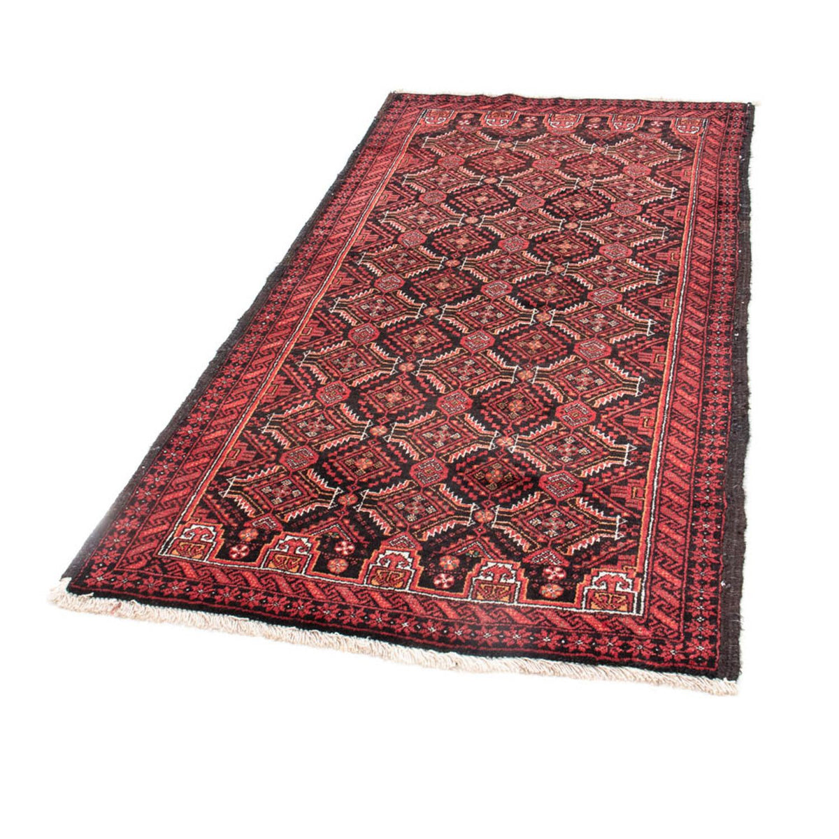 Runner Belutsch Rug - 185 x 97 cm - red
