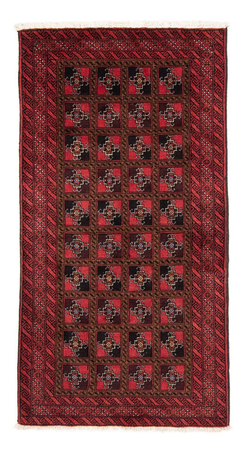 Runner Belutsch Rug - 197 x 104 cm - red