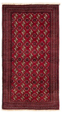 Runner Belutsch Rug - 194 x 101 cm - dark red