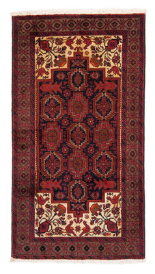 Runner Belutsch Rug - 182 x 103 cm - red