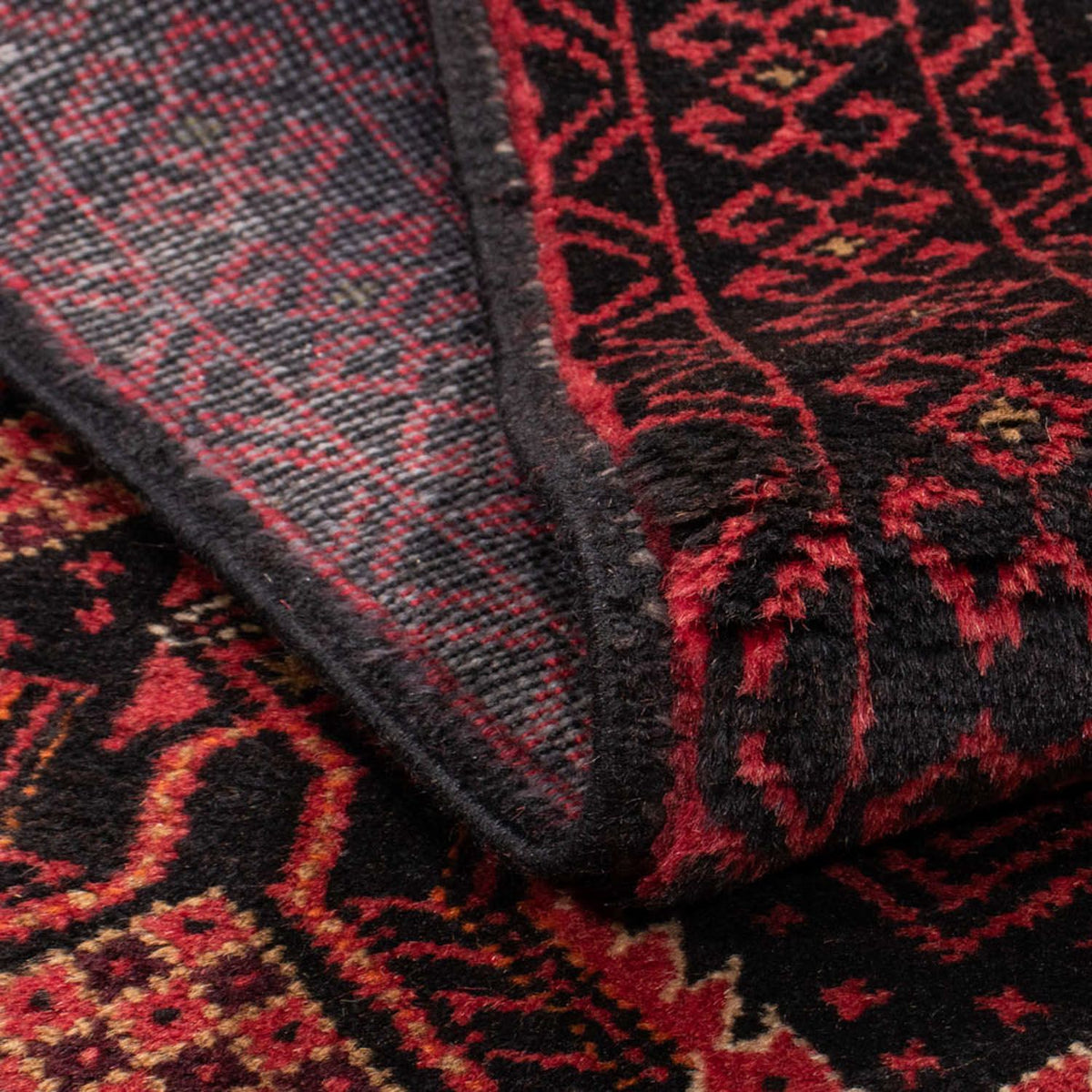 Runner Belutsch Rug - 176 x 101 cm - light red