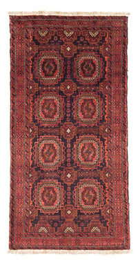 Runner Belutsch Rug - 200 x 106 cm - light red