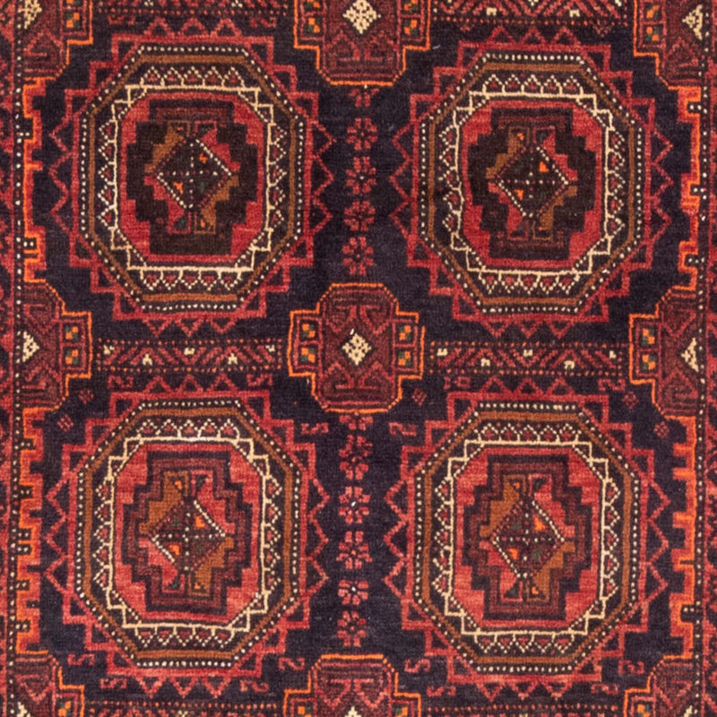 Runner Belutsch Rug - 200 x 106 cm - light red