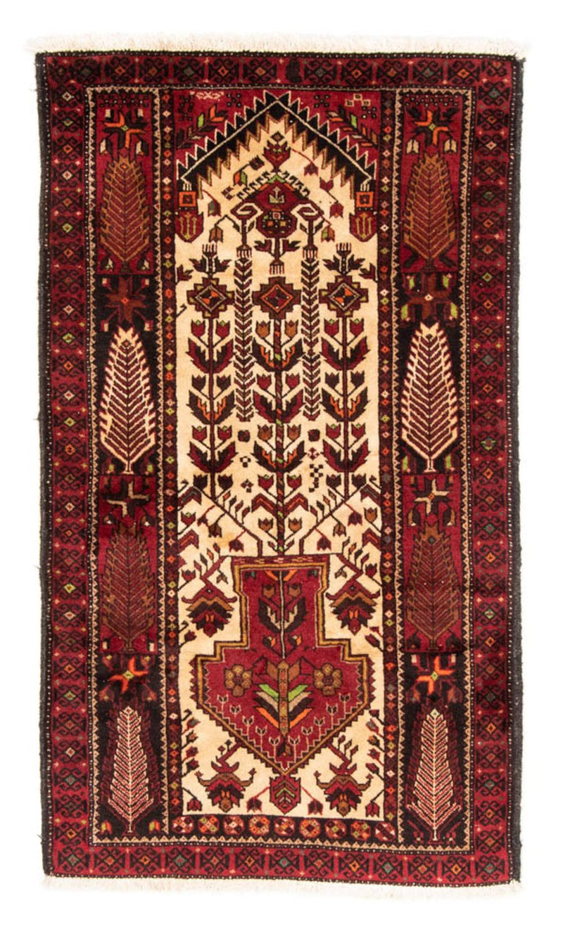 Runner Belutsch Rug - 187 x 102 cm - red