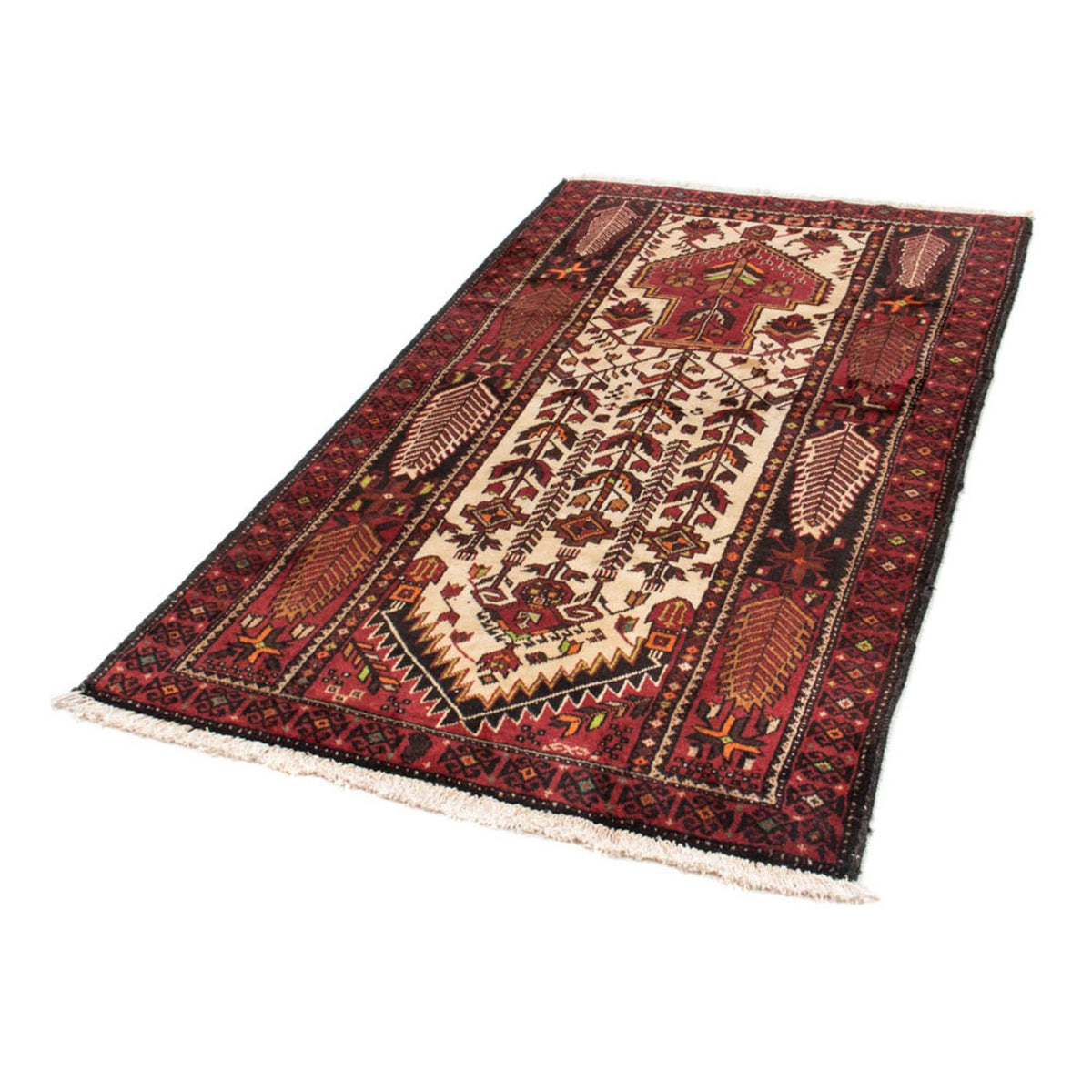 Runner Belutsch Rug - 187 x 102 cm - red