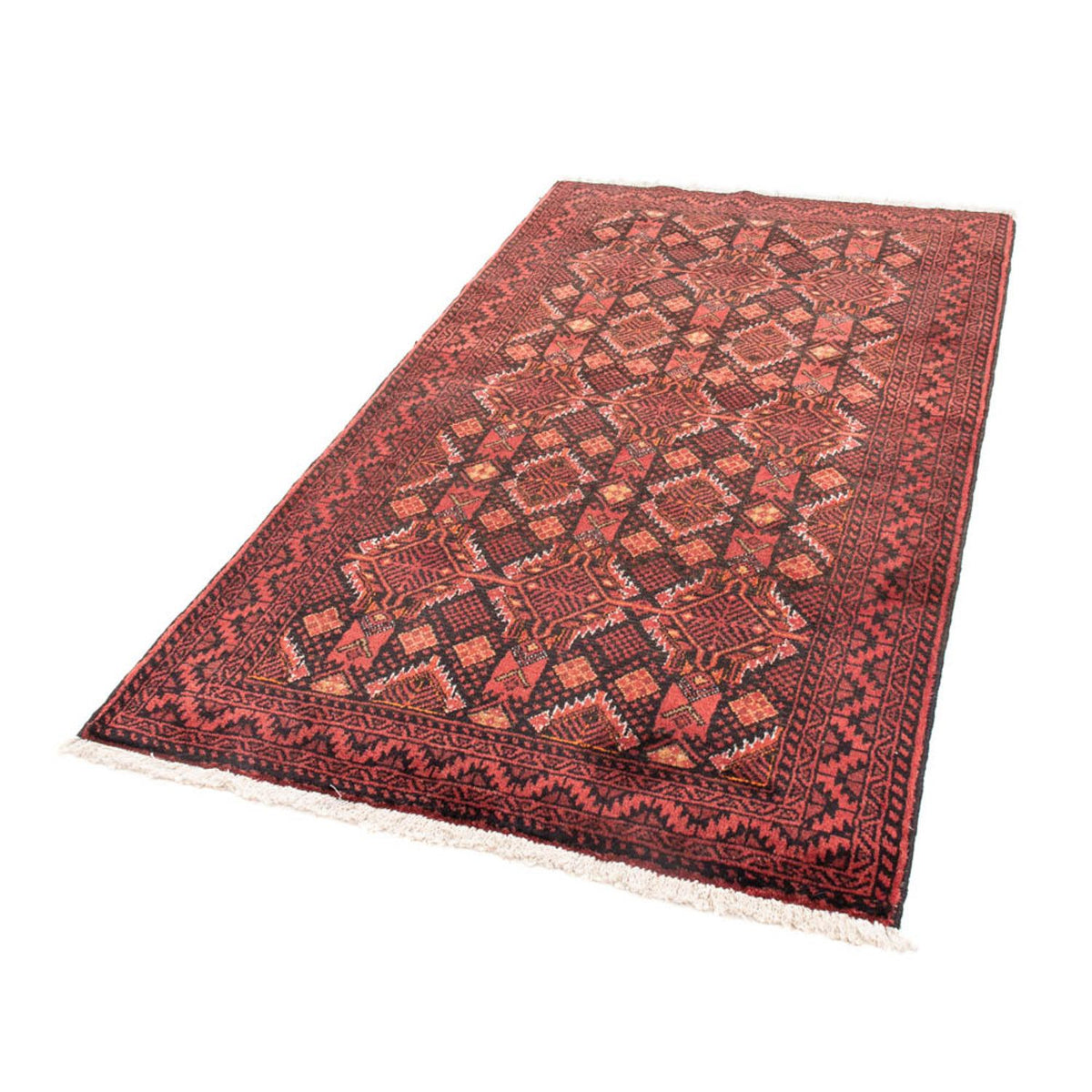 Runner Belutsch Rug - 190 x 105 cm - red