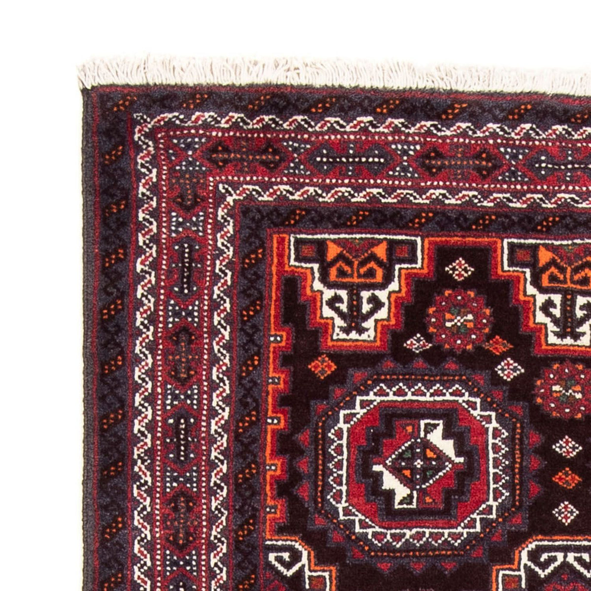 Runner Belutsch Rug - 194 x 105 cm - red