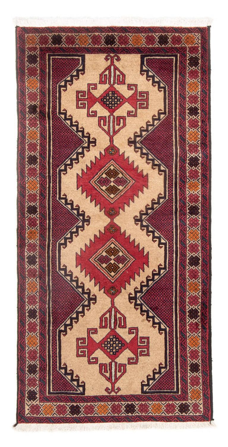 Runner Belutsch Rug - 205 x 103 cm - beige