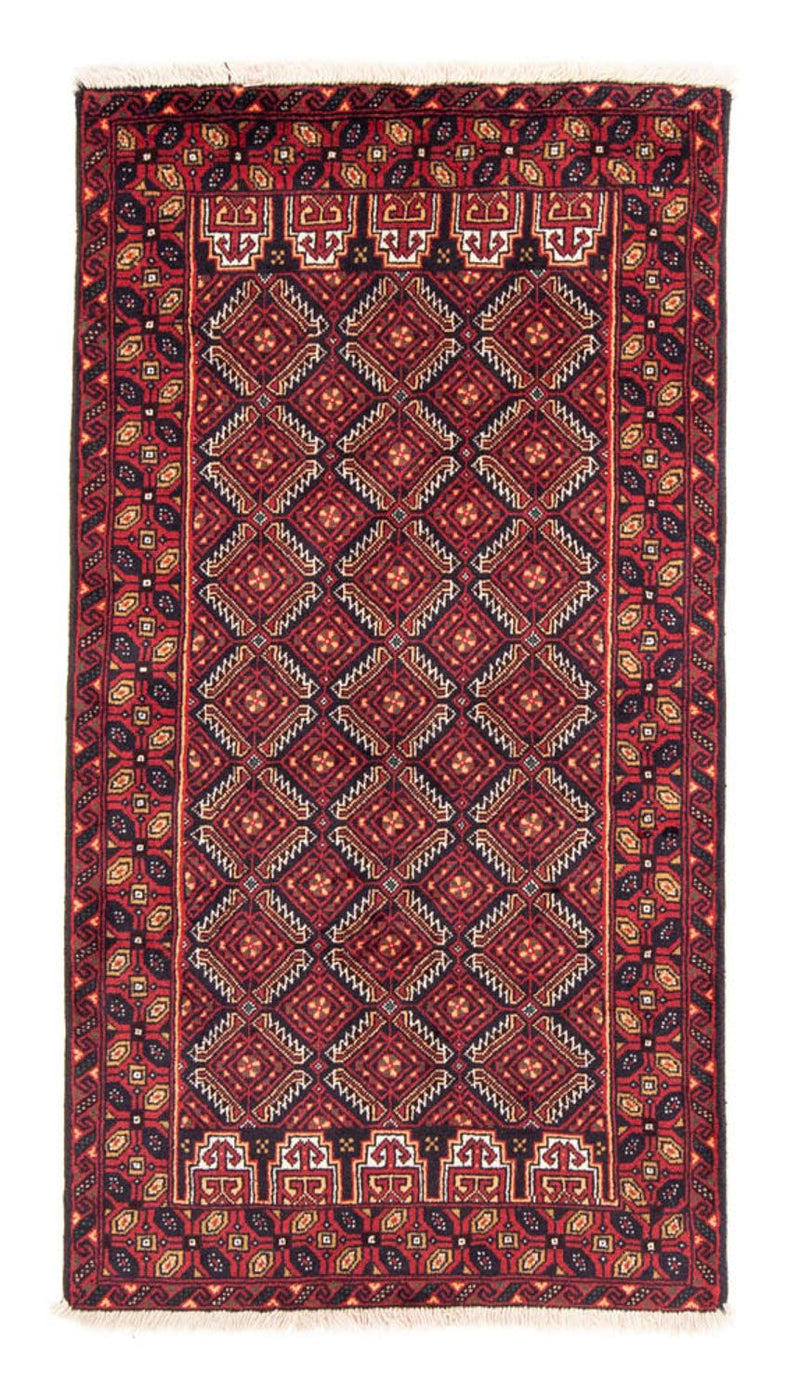 Runner Belutsch Rug - 193 x 103 cm - red