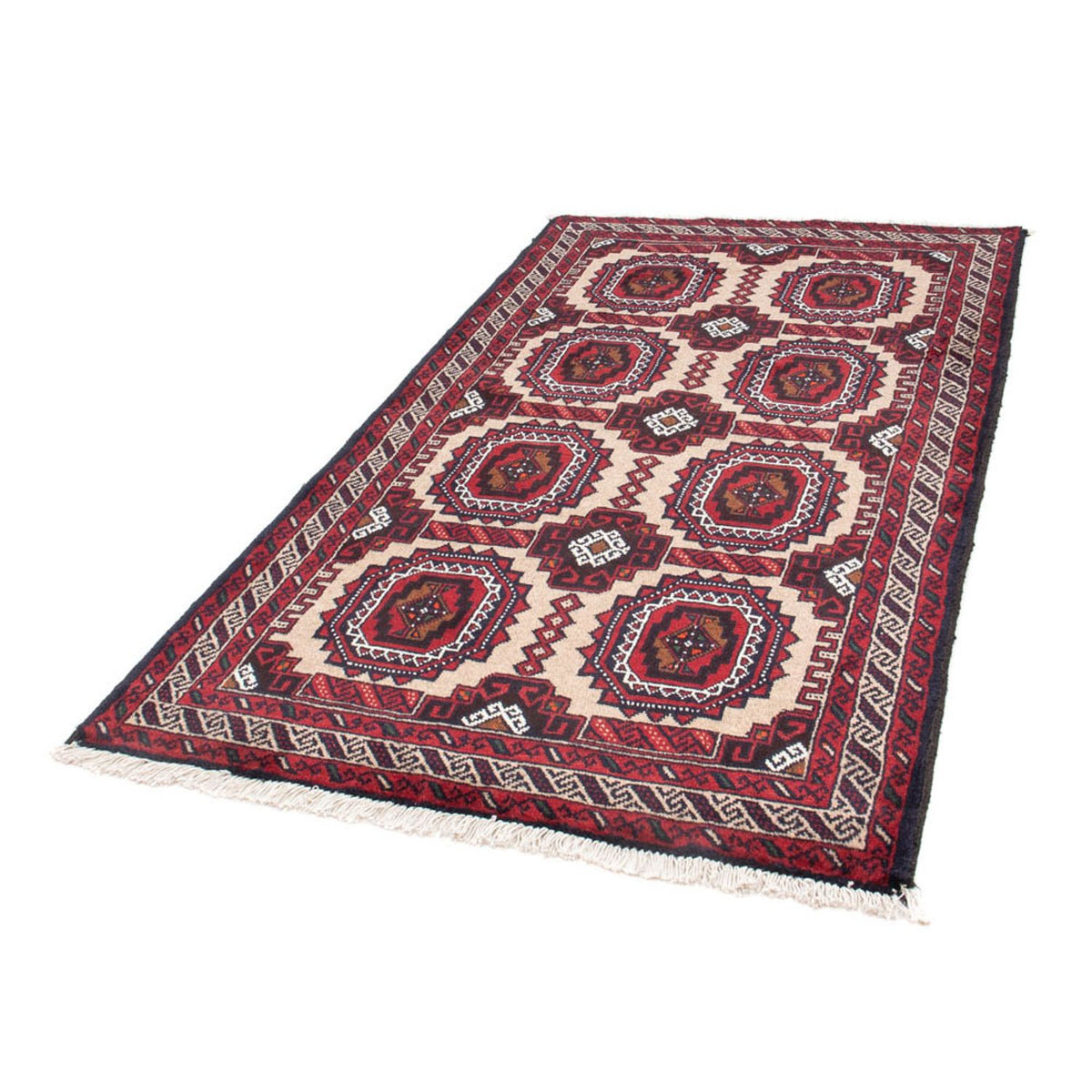 Runner Belutsch Rug - 192 x 103 cm - red
