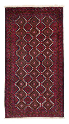 Runner Belutsch Rug - 197 x 107 cm - dark red