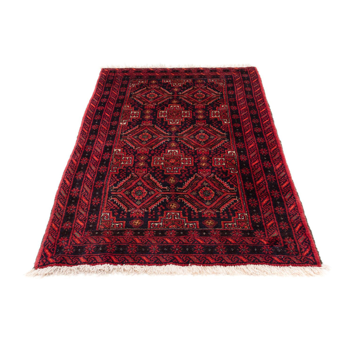 Belutsch Rug - 169 x 136 cm - dark red