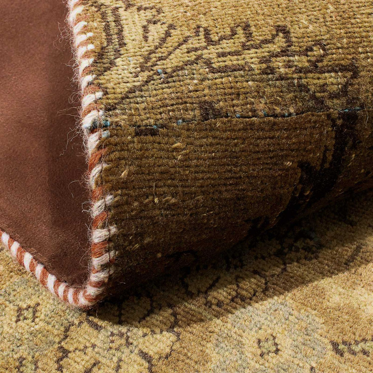 Patchwork Rug - 207 x 128 cm - multicolored