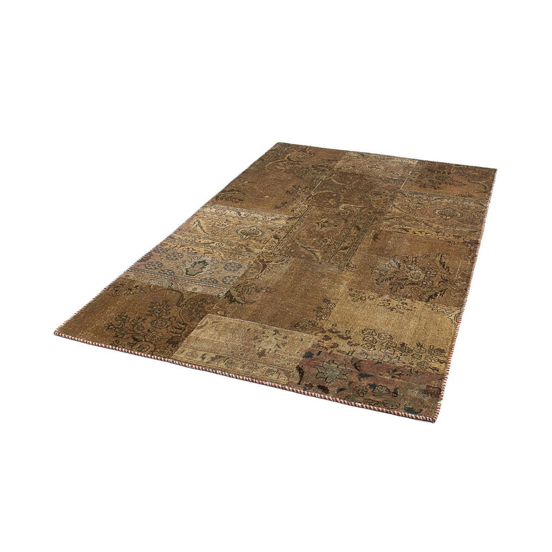 Patchwork Rug - 207 x 128 cm - multicolored