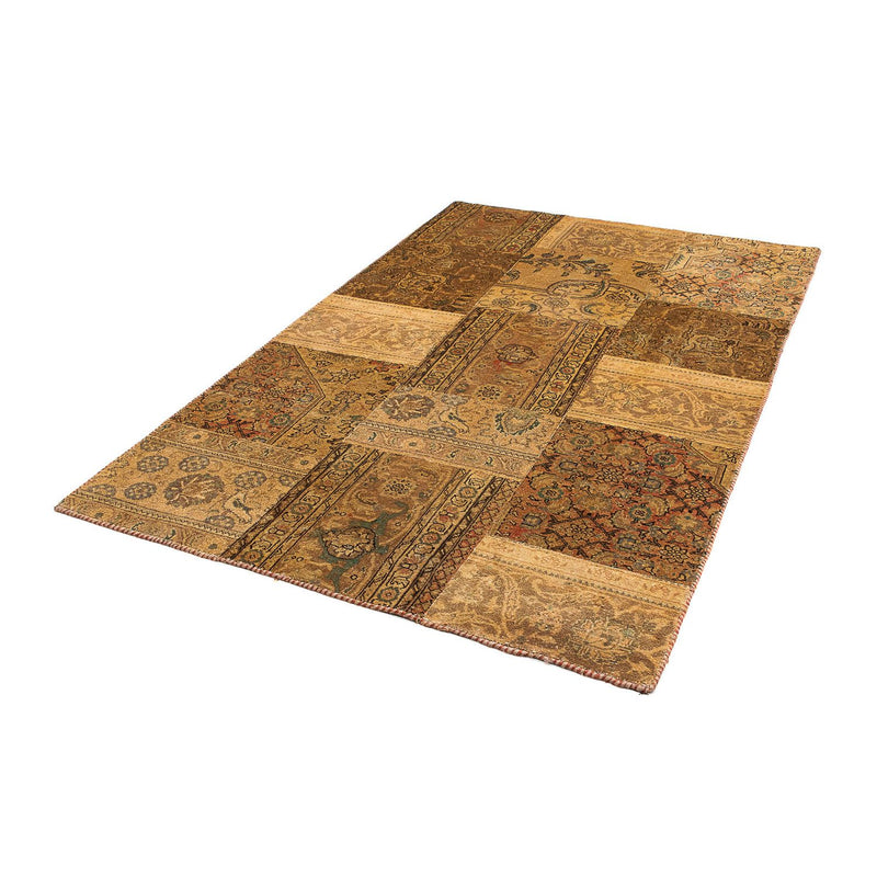 Patchwork Rug - 205 x 131 cm - multicolored
