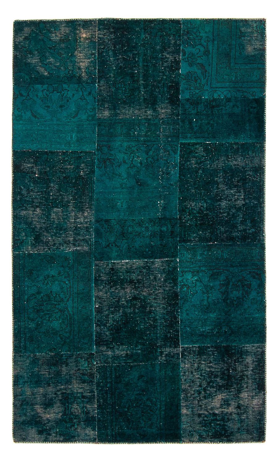 Patchwork Rug - 205 x 131 cm - multicolored