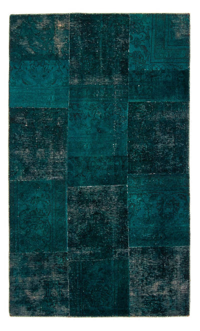 Patchwork Rug 131x205cm - Perserteppich Wollteppich