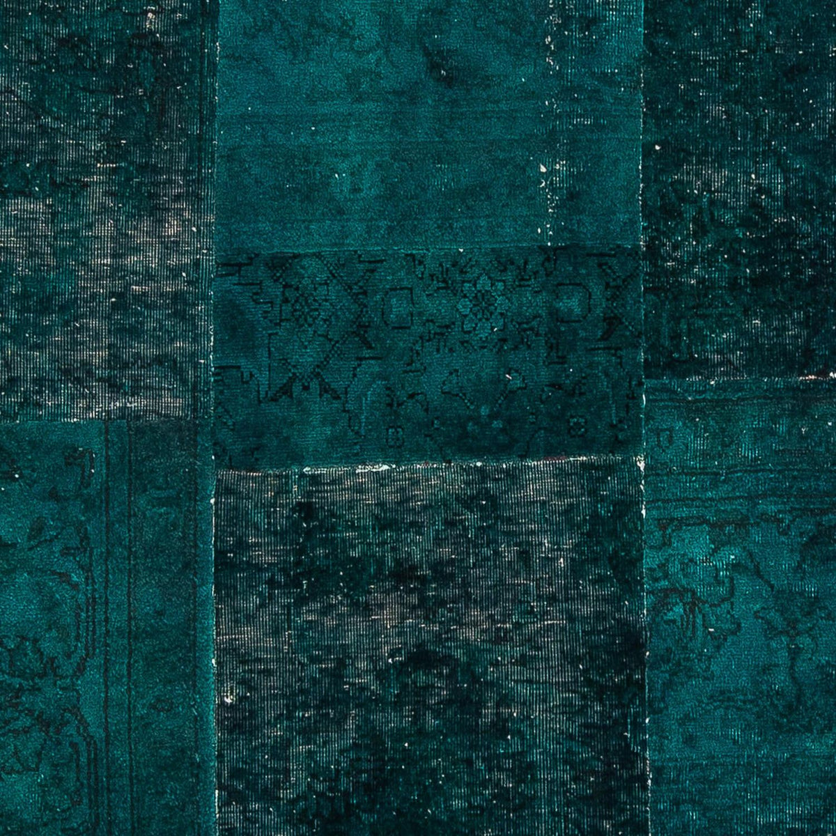 Patchwork Rug - 205 x 131 cm - multicolored