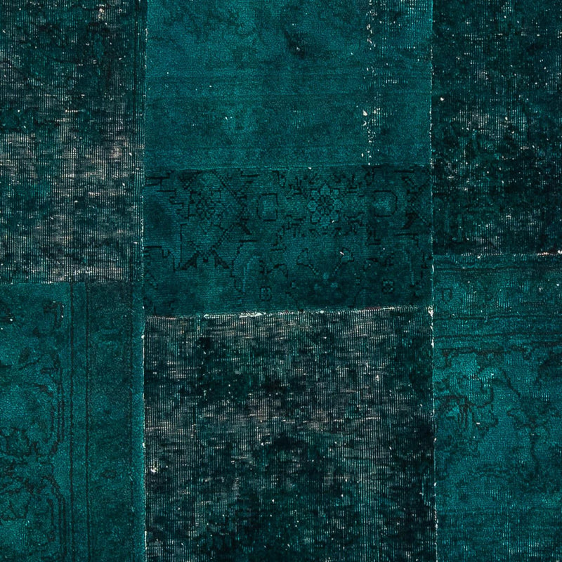 Patchwork Rug - 205 x 131 cm - multicolored